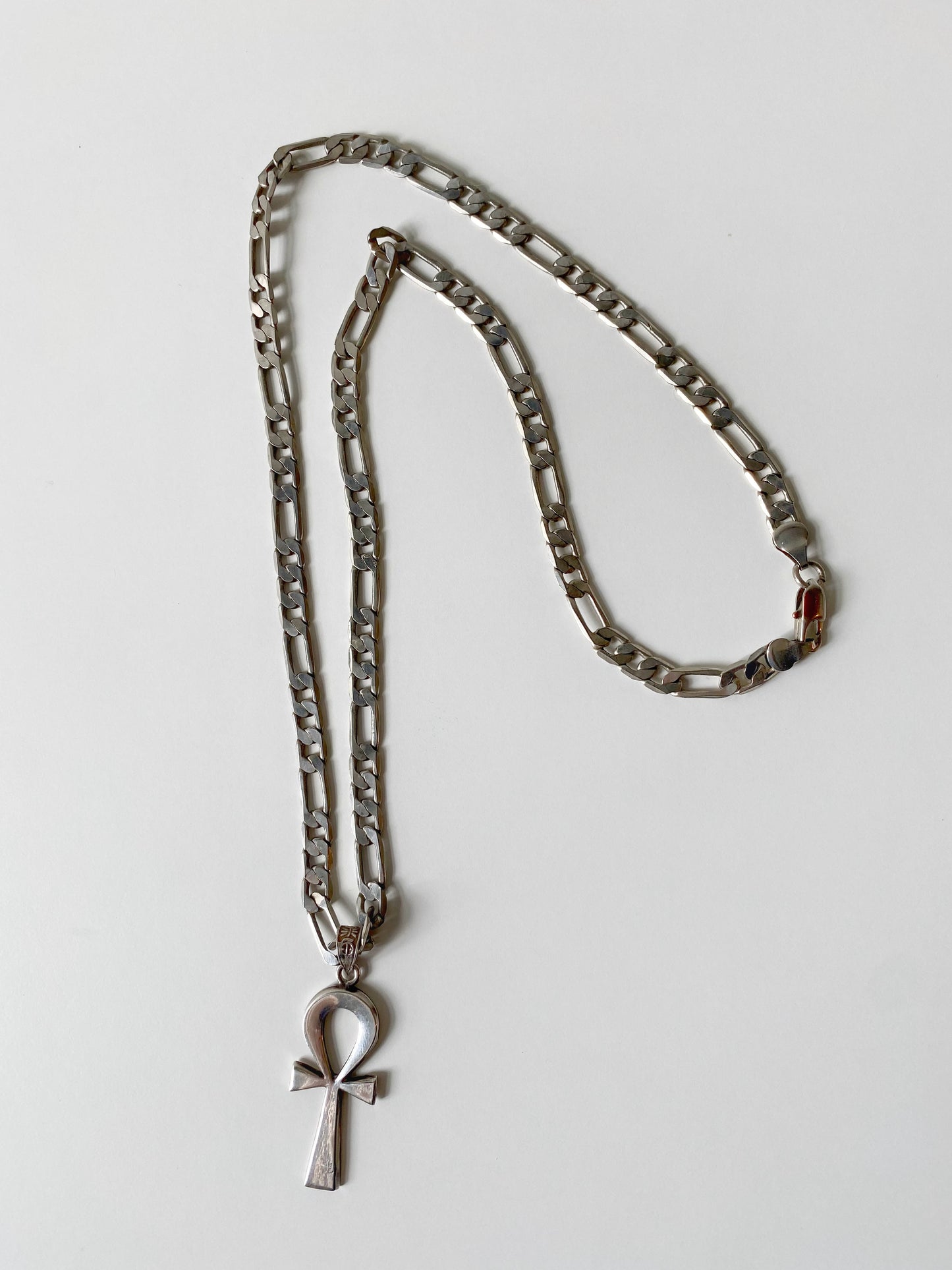 Sterling Silver figaro chain necklace