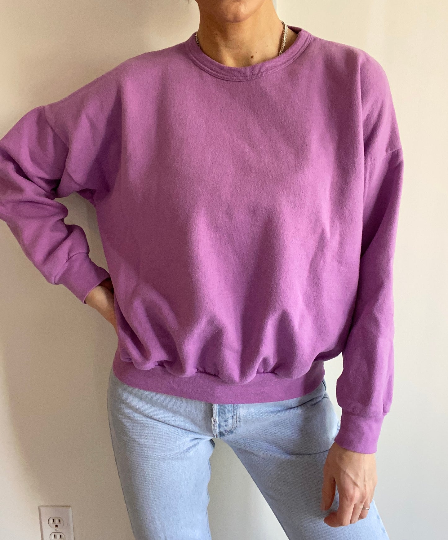 Vintage purple sweatshirt