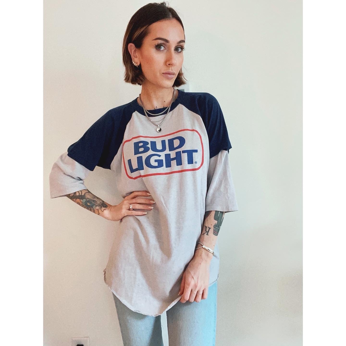 80’s Bud Light raglan