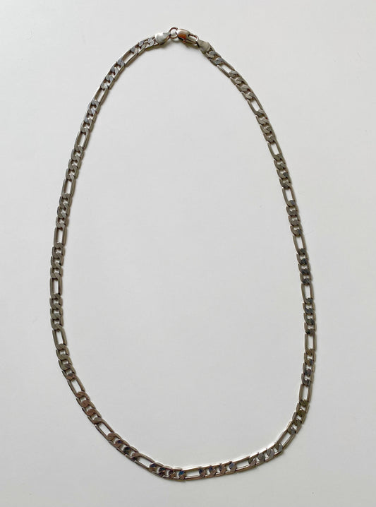 Sterling Silver figaro chain necklace