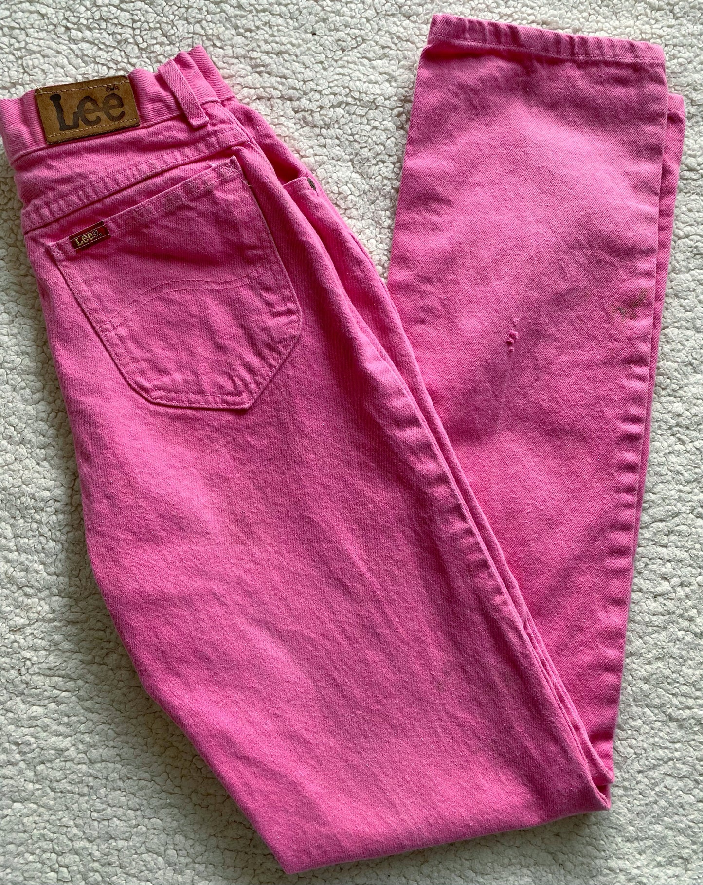 Size 24 Pink Lee Jeans